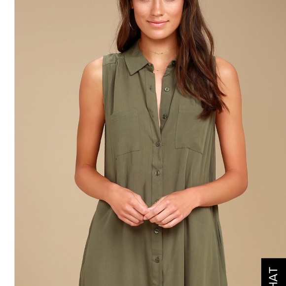 Lulus Green Dress Small NWT - Picture 2 of 4